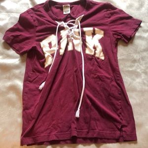 Vs pink tee shirt
